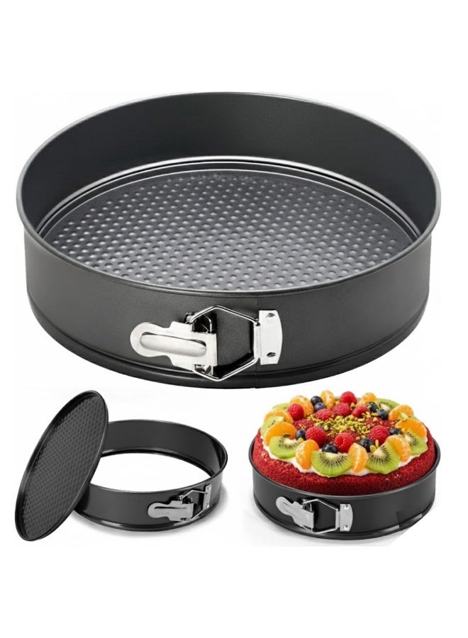 AMM Baking Pans Round 11 Inch Leakproof Nonstick Removable Bottom Bakeware for Cake, Cheesecakes, Pizza, and Quiches - Image 4